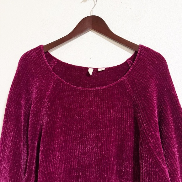 Anthro Moth Masie Chenille Boxy Dolman Jumper Sweater - Picture 5 of 15